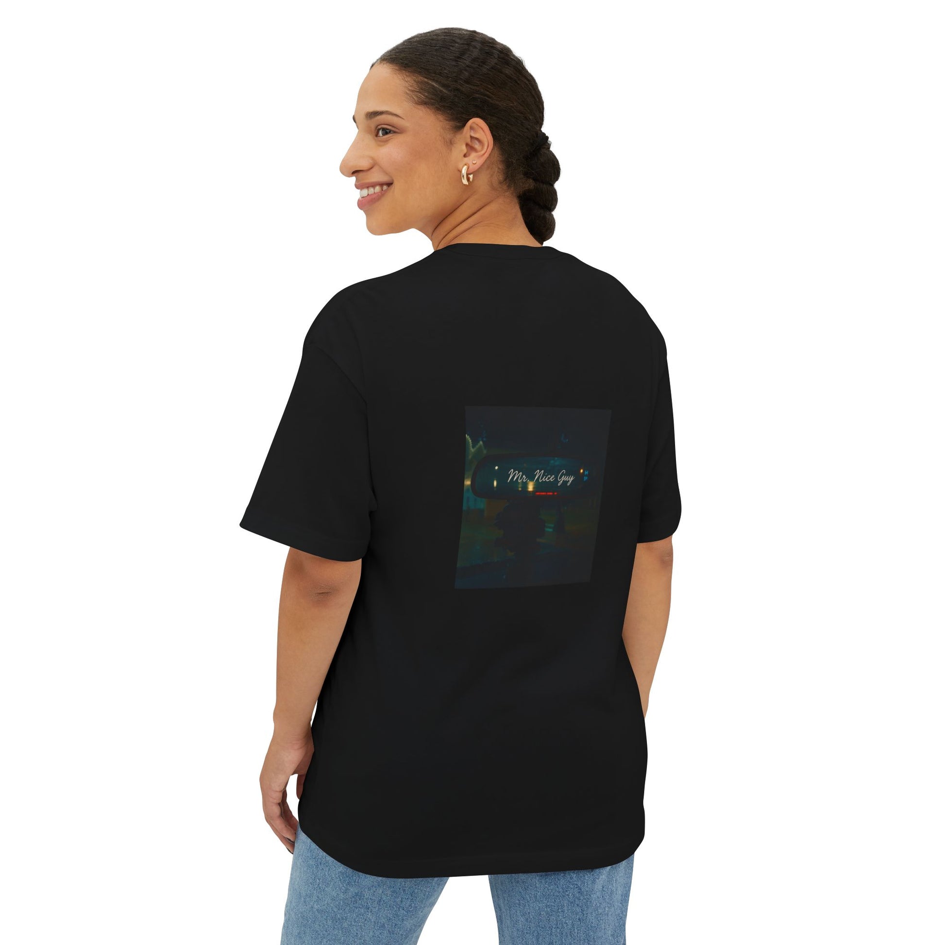 "Mr. Nice Guy" - Isaac Scott - Unisex Oversized Graphic Tee