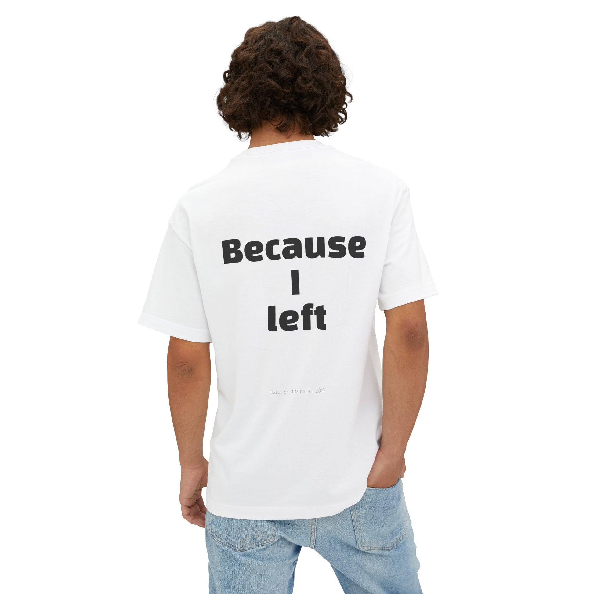 "I Am Where I Am" Oversized Boxy Tee