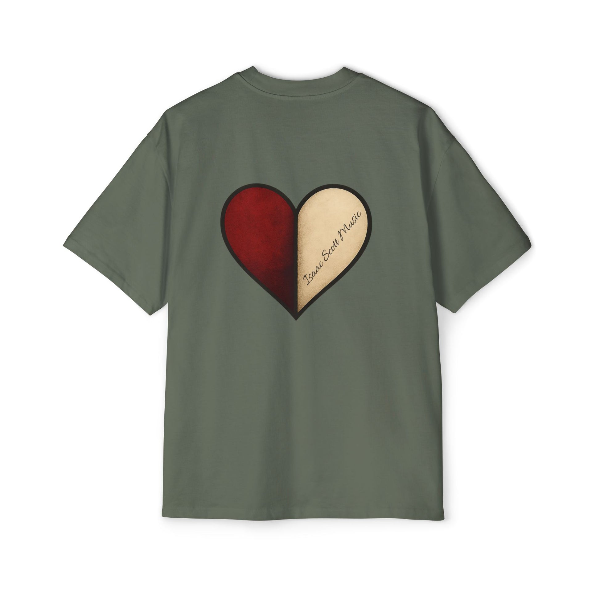 "Half Of My Heart" Oversized Graphic Tee