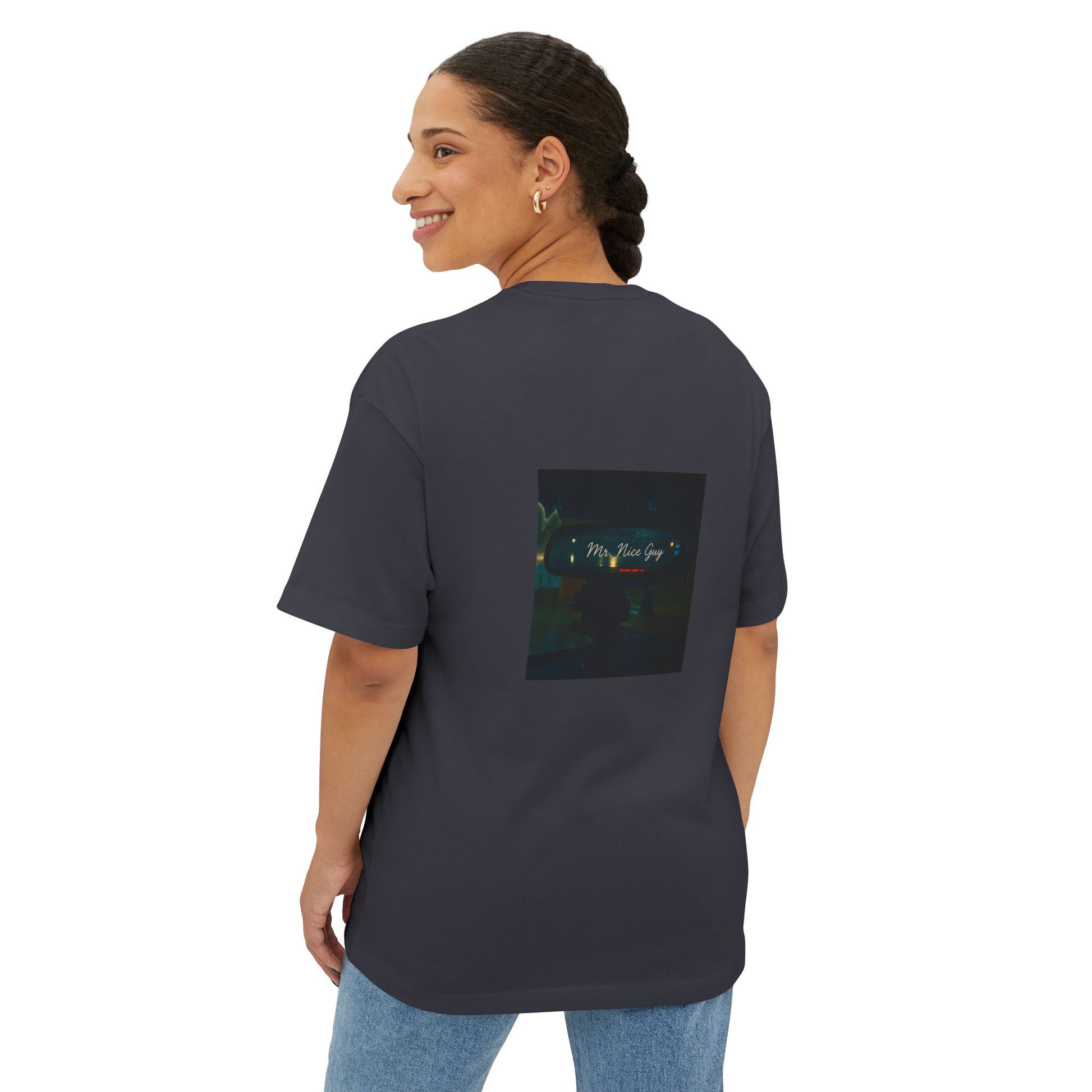 "Mr. Nice Guy" - Isaac Scott - Unisex Oversized Graphic Tee