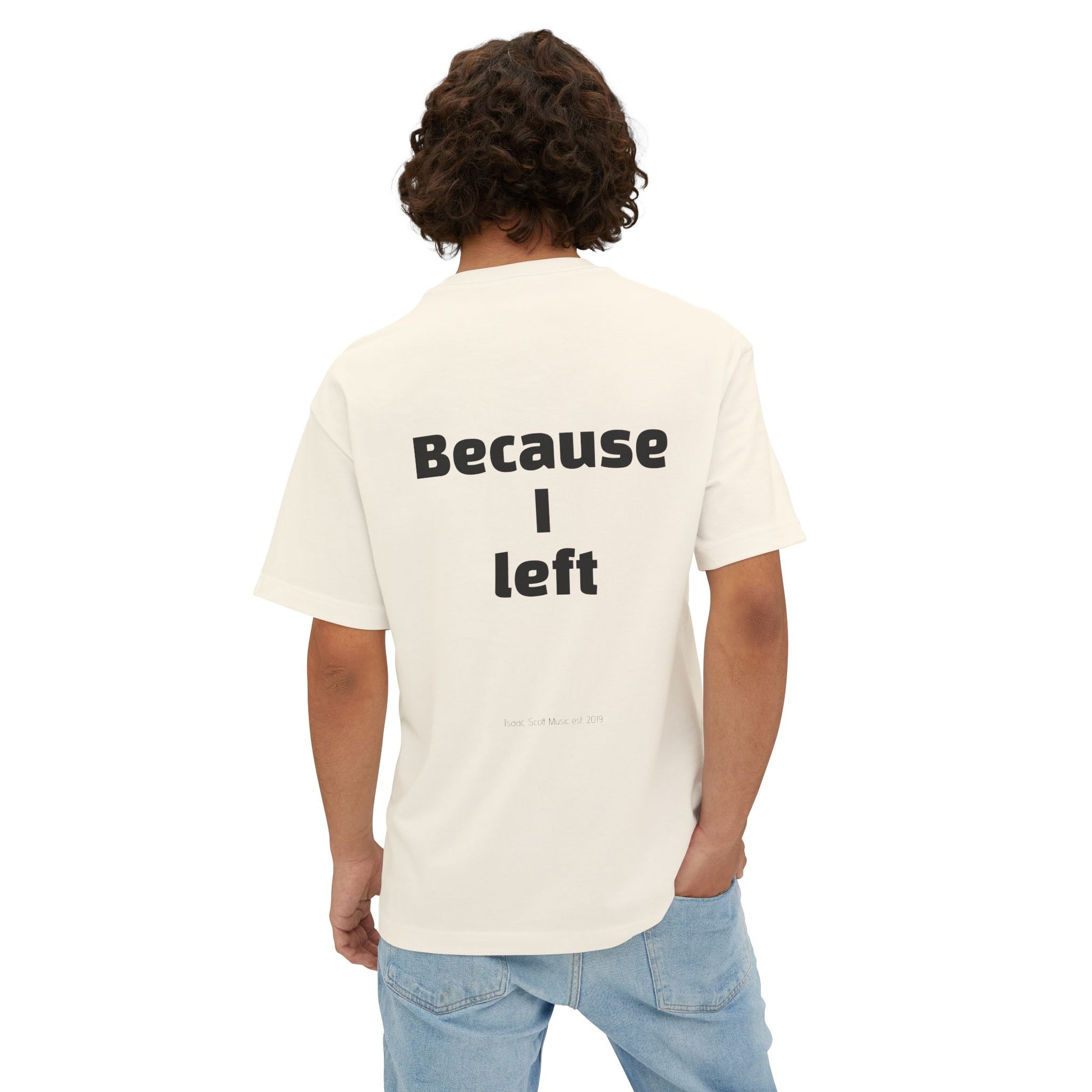 "I Am Where I Am" Oversized Boxy Tee