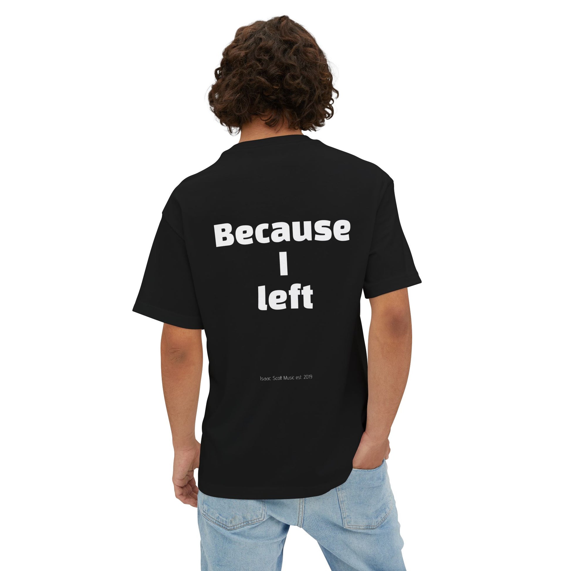 "I Am Where I Am" Oversized Boxy Tee