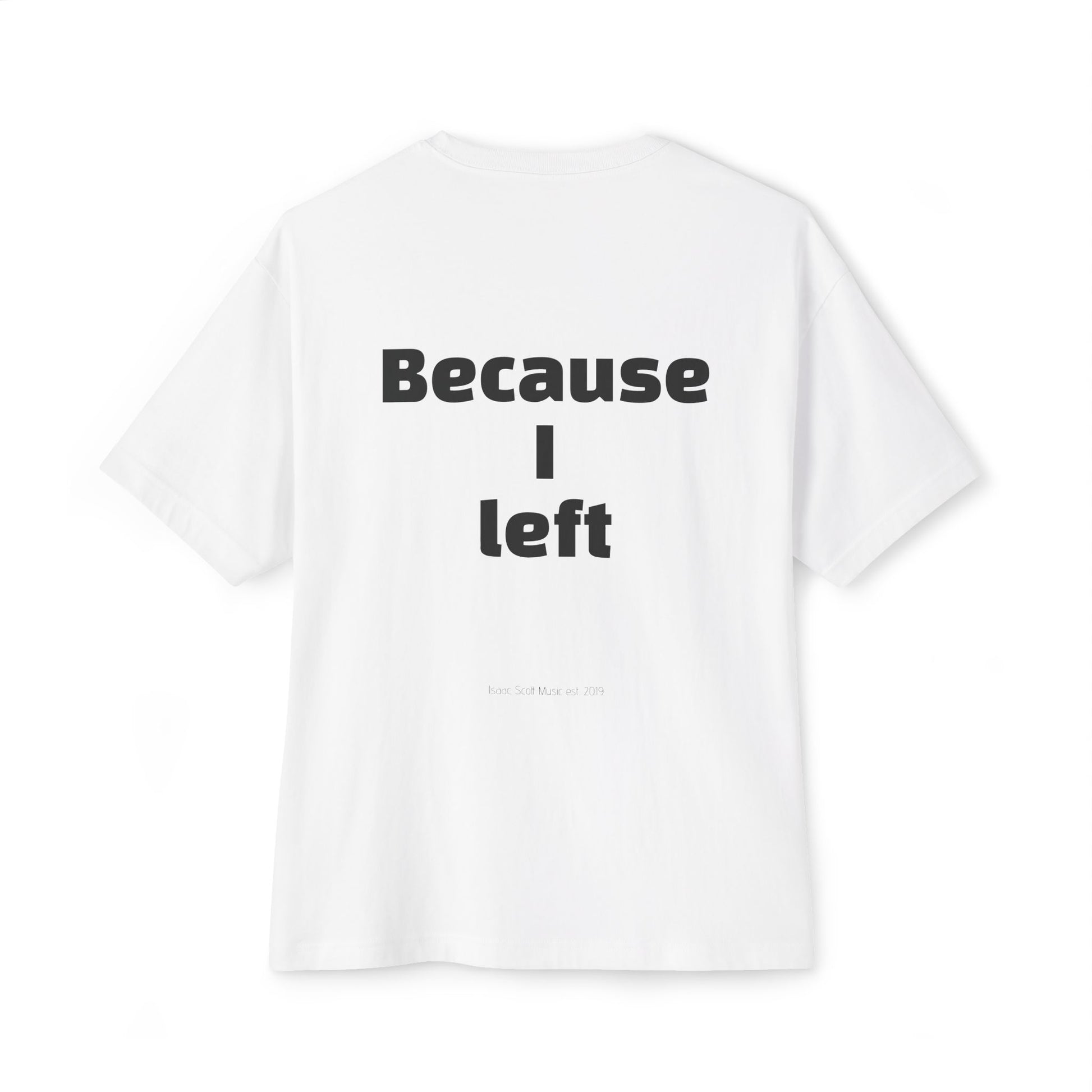 "I Am Where I Am" Oversized Boxy Tee