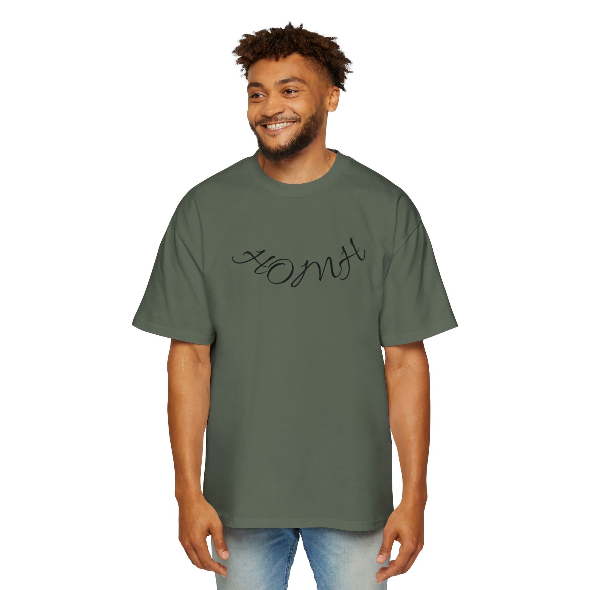 "Half Of My Heart" Oversized Graphic Tee