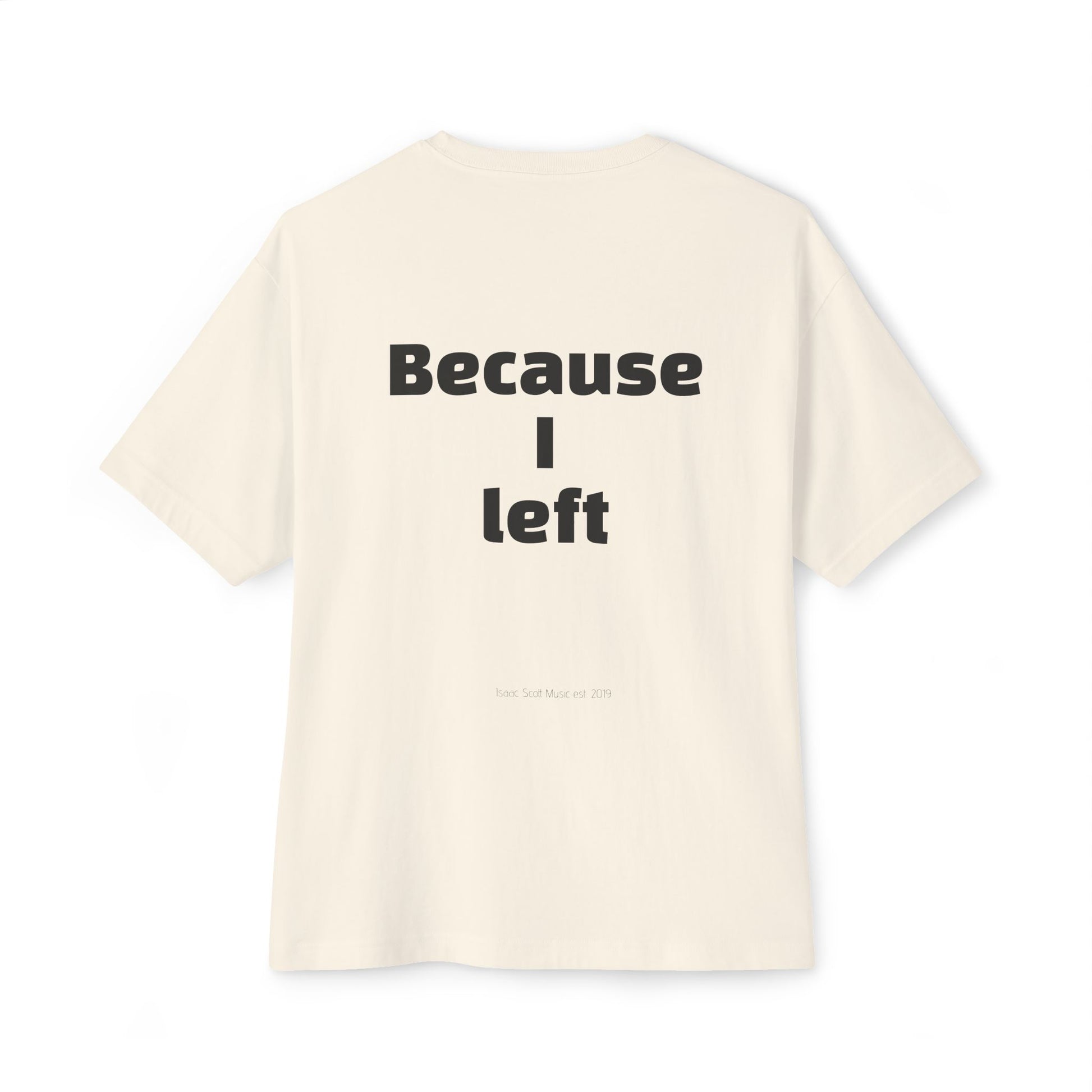 "I Am Where I Am" Oversized Boxy Tee