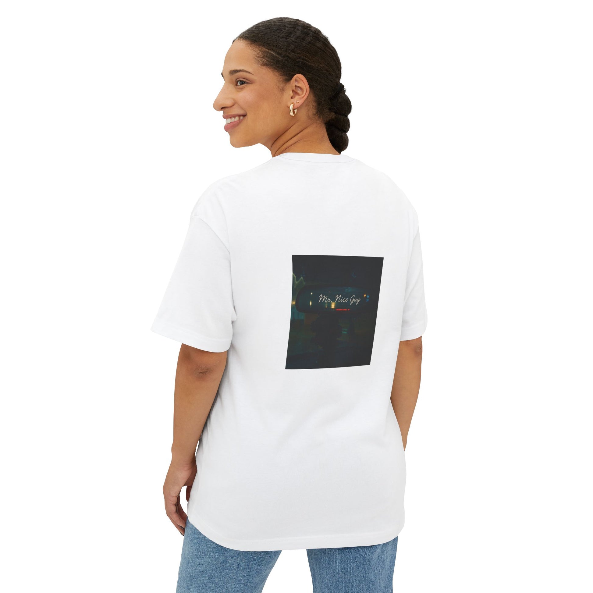 "Mr. Nice Guy" - Isaac Scott - Unisex Oversized Graphic Tee